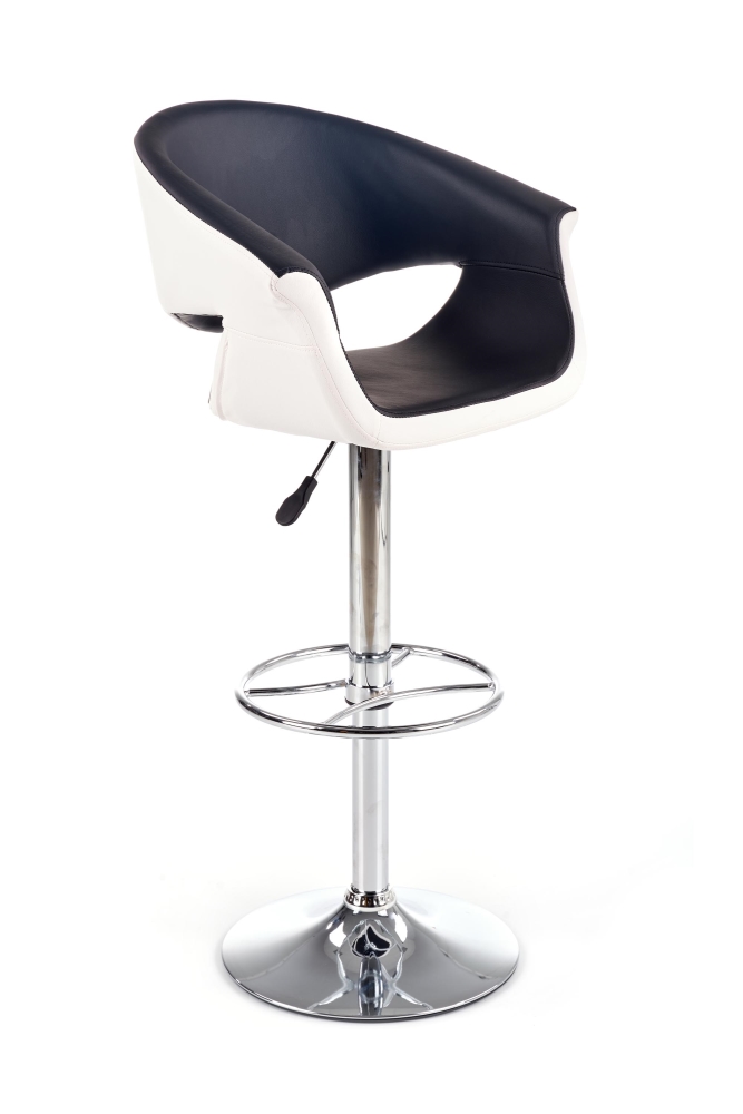 Barová židle BODEN, bílá/černá
