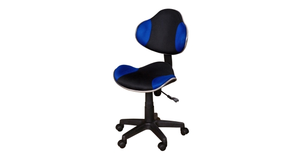 Kancelářská židle DECCAN, modro/černá barva