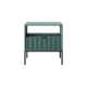Odkládací stolek GRACIAN, zelená/černá/černá