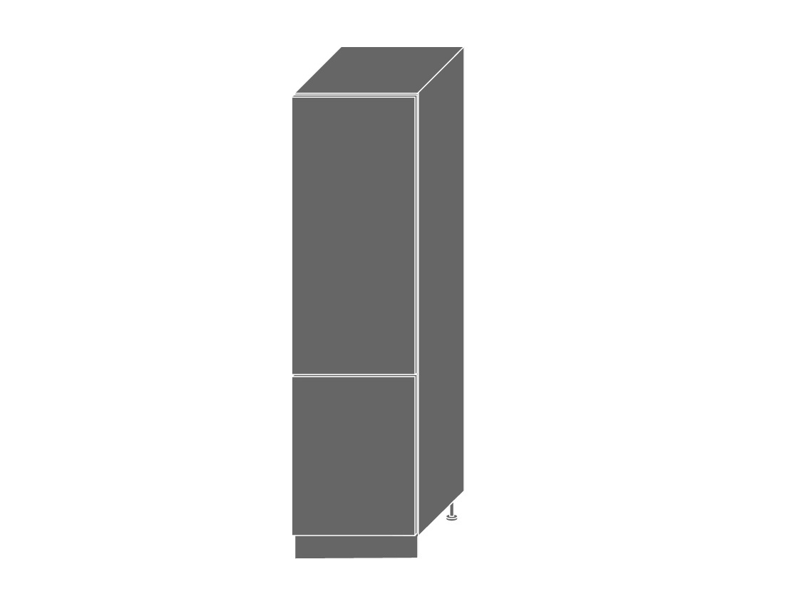 SHAULA, skříňka pro vestavnou lednici D14DL 60, korpus: grey, barva: vanilla