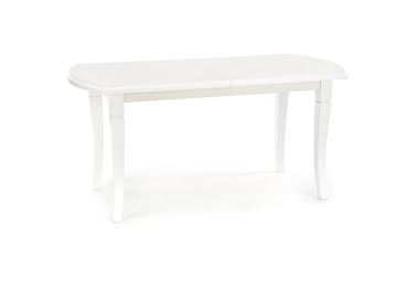 Rozkládací jídelní stůl LAVINIA, 160/240 cm, bílá