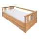 Výsuvná postel DWAYNE 90x200, vosk
