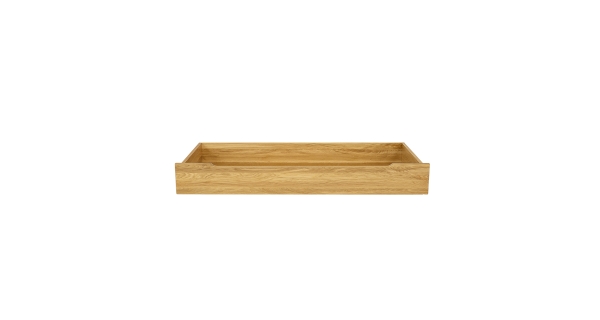 Zásuvka pod postel DEOL, hloubka 57 cm, masiv dub